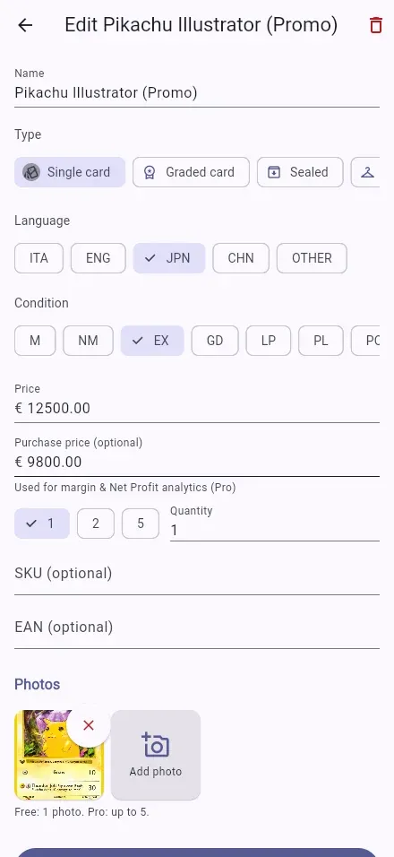 Add a new product without leaving the till — Vendor Vault